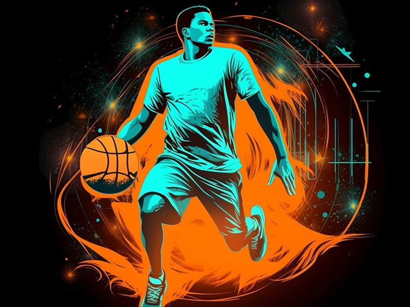 8尺巨人中锋！站着就能直接轻松劈扣！